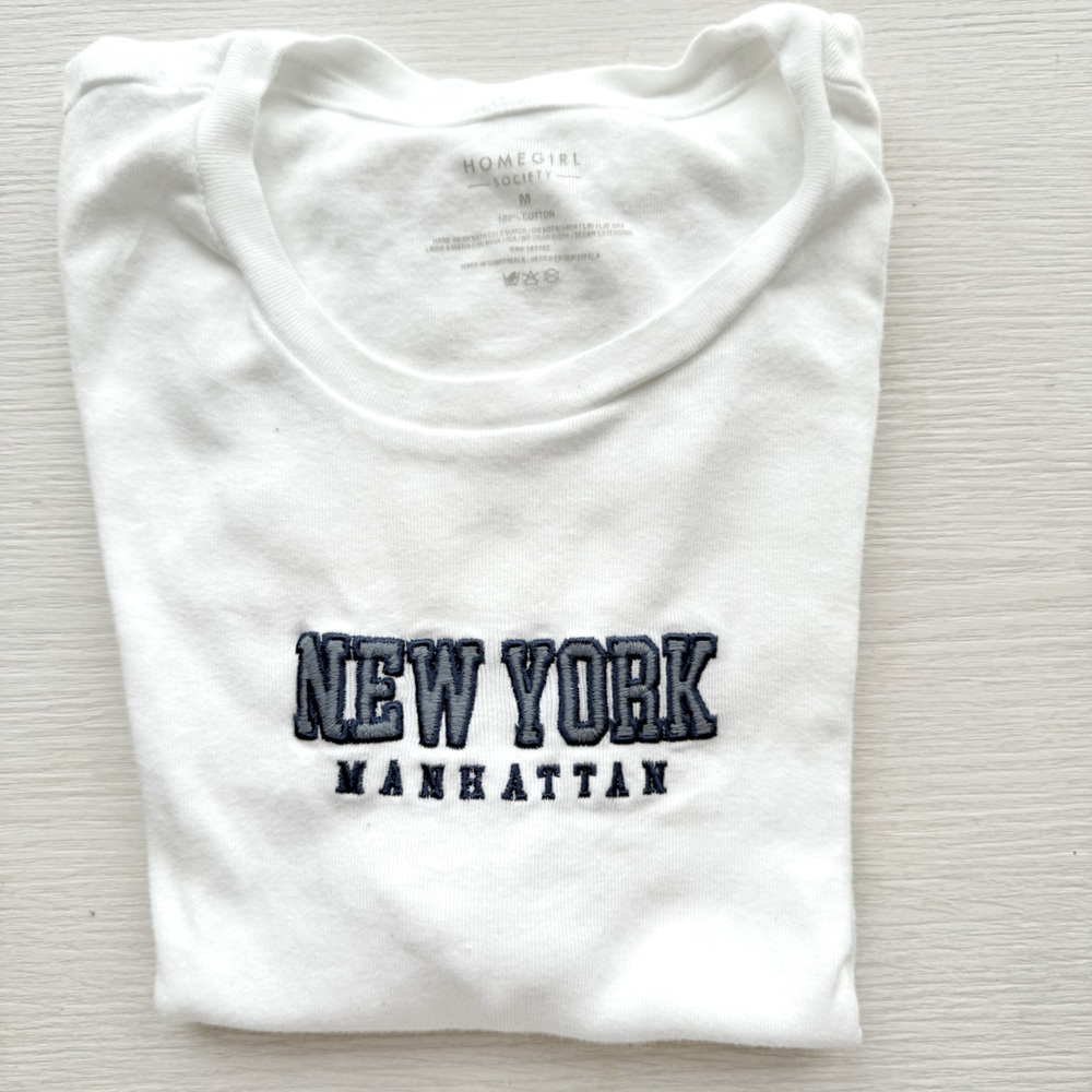 White New York Manhattan Tee